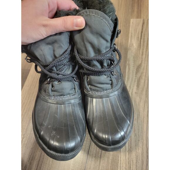Sorel Kaufman Canada Removable Felt Lined Rain Snow Rubber Bottom Duck Boots - Picture 7 of 7